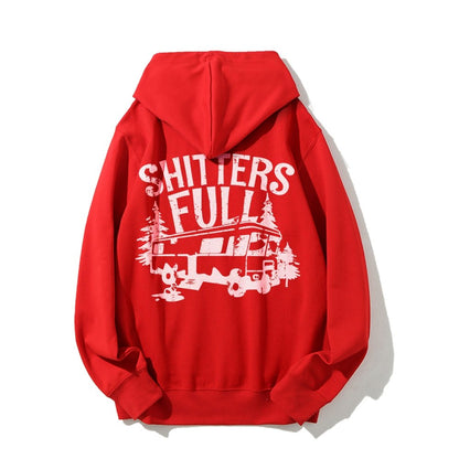 Shitters Full Printed Back Unisex Cotton Hoodie
