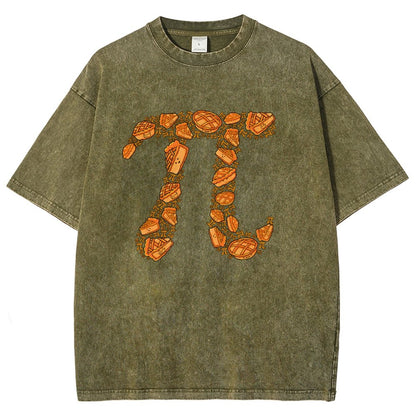 Doodle Pi Vintage Distressed T-shirt