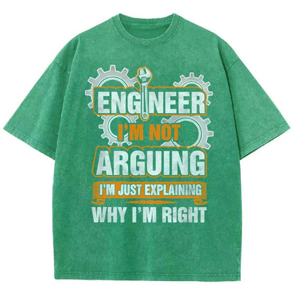 I'm Not Arguing Im Just Explaining Why I Am Right Vintage Distressed T-shirt