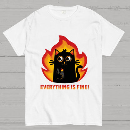 Everything Is Fine Geek T-Shirt