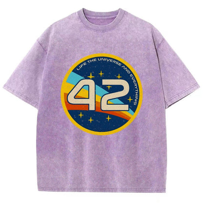 42 The Answer Of Everything Vintage Distressed T-shirt