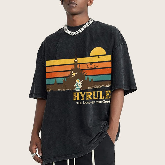The Land Of Gods Vintage Distressed T-shirt