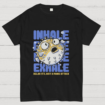 Just a Panic Attack - Funny Fish Sarcasm Geeky T-Shirt