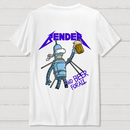 And Beer for All Nerdy Front And Back Printing Geek T-Shirt