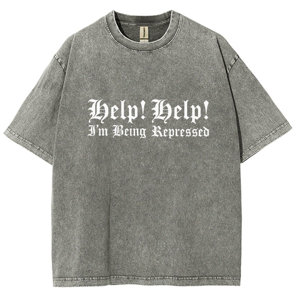Help! Help! I'm being repressed Vintage Distressed T-shirt