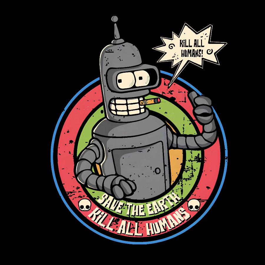 Save The Earth And Kill All Humans Nerdy T-Shirt
