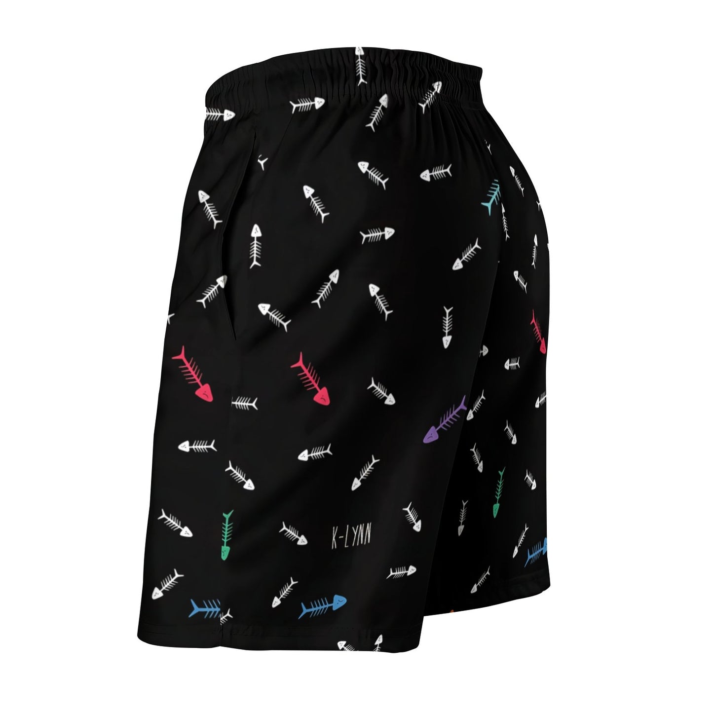 Interesting Fish Bones Geek Shorts