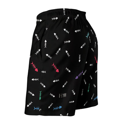 Interesting Fish Bones Geek Shorts