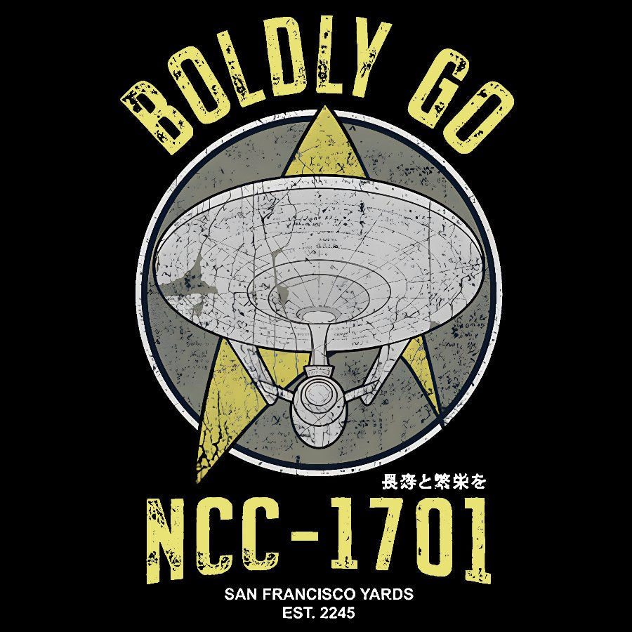 Boldly Go Vintage Adventurers Geek T-Shirt