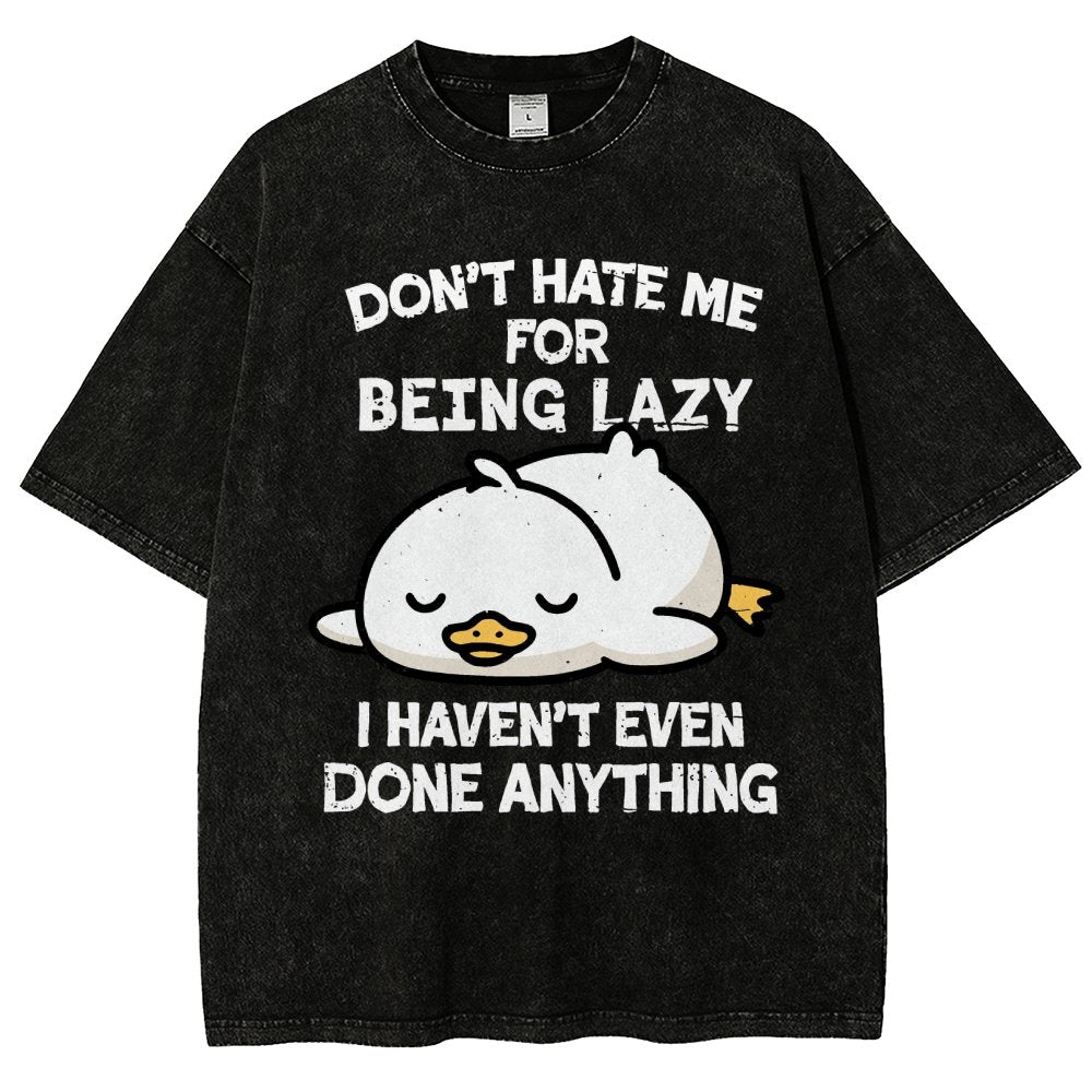 Duck Done Nothing Vintage Distressed T-shirt