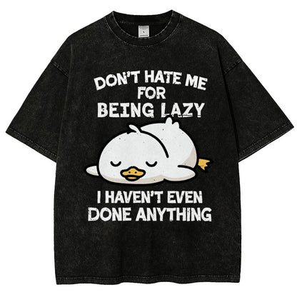 Duck Done Nothing Vintage Distressed T-shirt