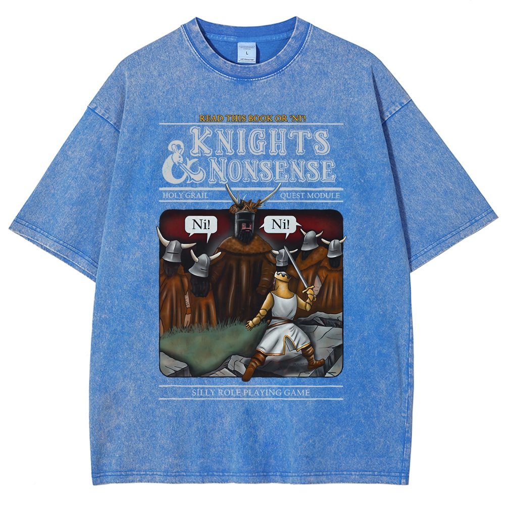 Knights & Nonsense Vintage Distressed T-shirt