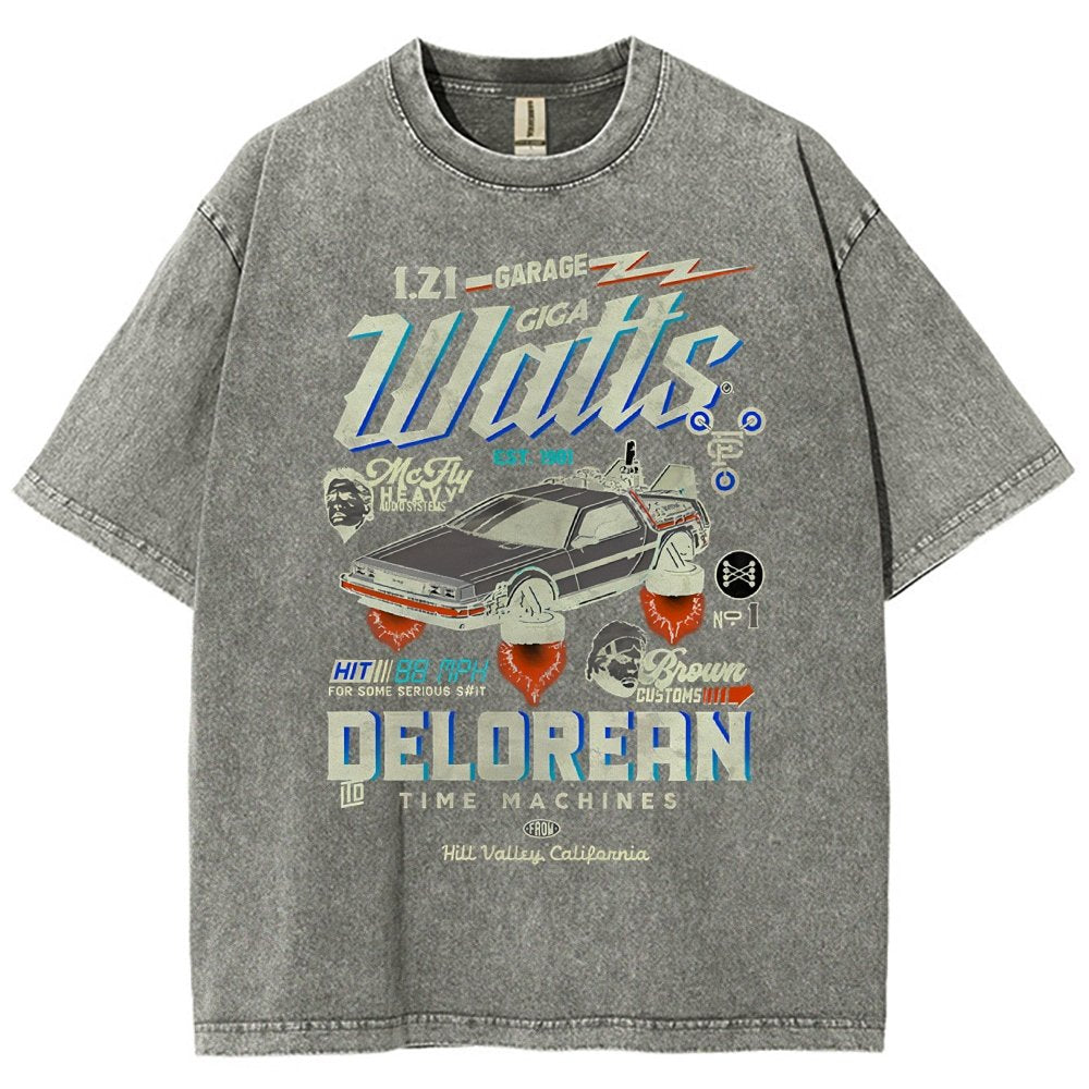 Gigawatts Garage Remix Vintage Distressed T-shirt