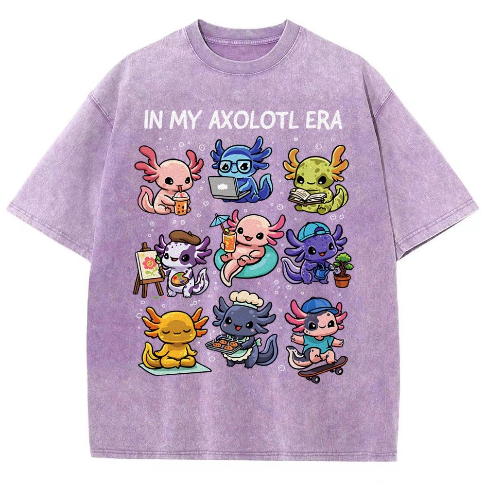 In My Axolotl Era Vintage Distressed T-shirt