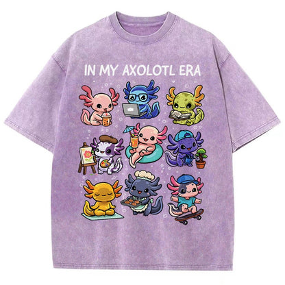 In My Axolotl Era Vintage Distressed T-shirt