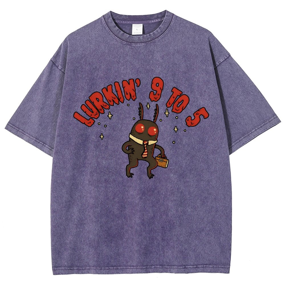 Mothman's Day Job Vintage Distressed T-shirt