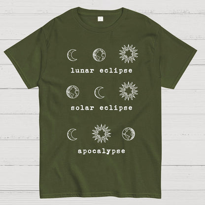 Lunar Eclipse Solar Eclipse Apocalypse Geek T-Shirt