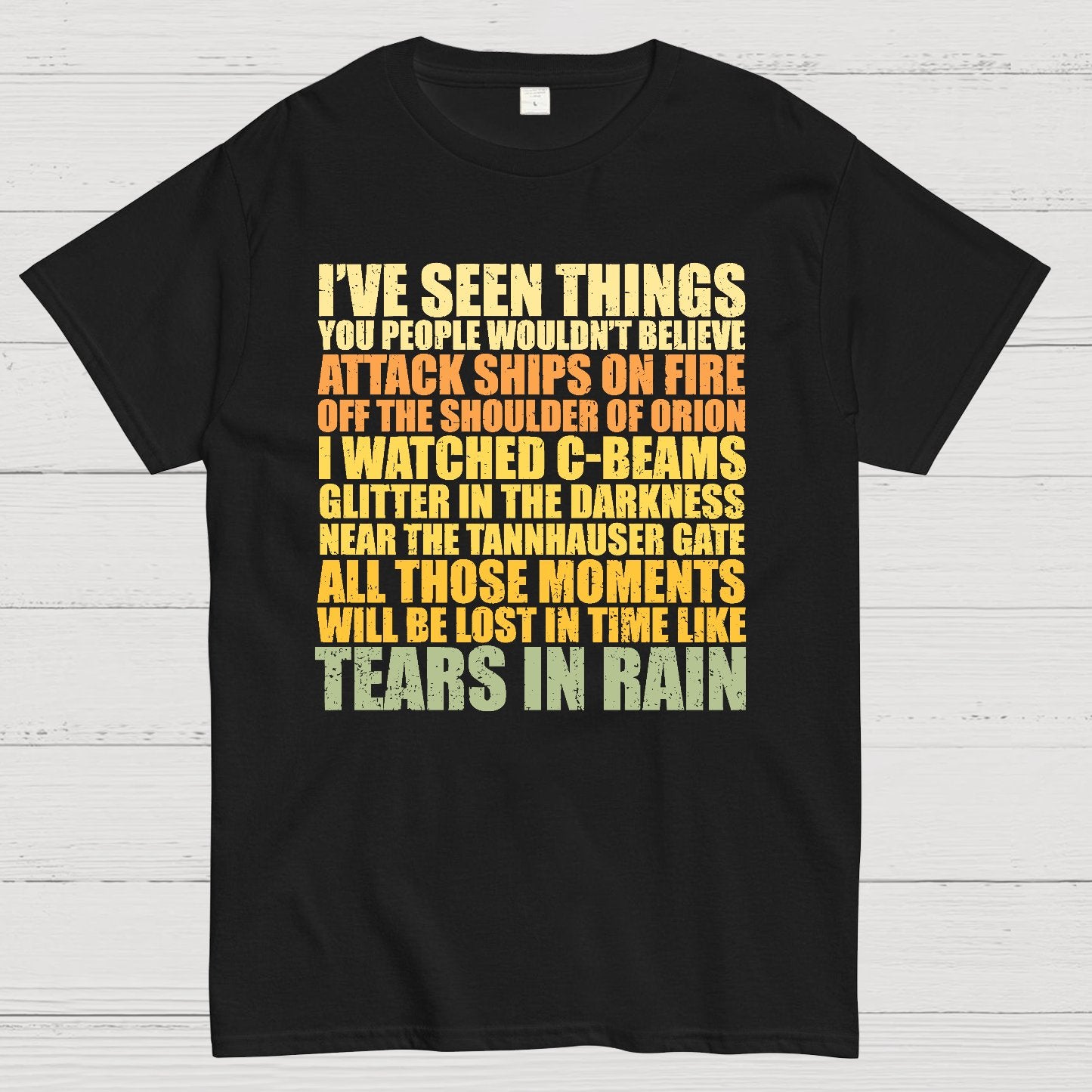 Tears In Rain Geek T-Shirt