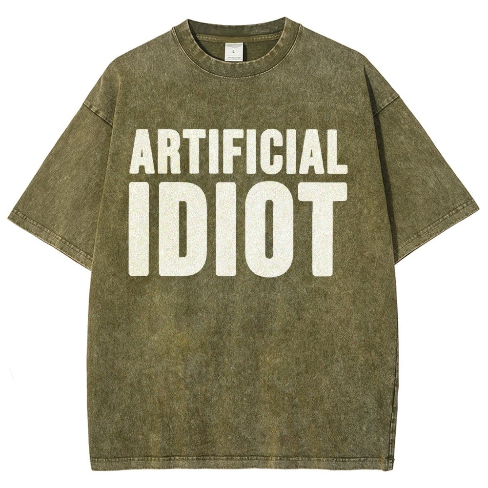 Artificial Idiot Vintage Distressed T-shirt