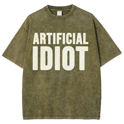 Artificial Idiot Vintage Distressed T-shirt
