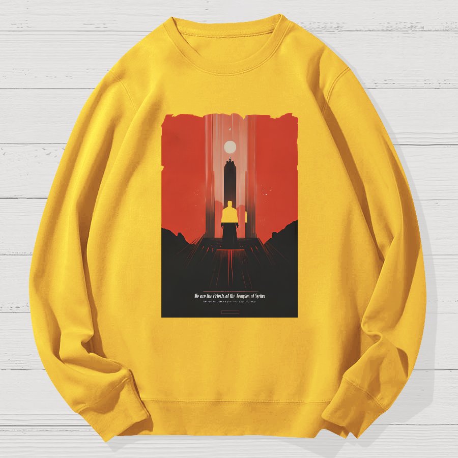 Syrinx Temple Priest Geek Cotton Sweatshirt