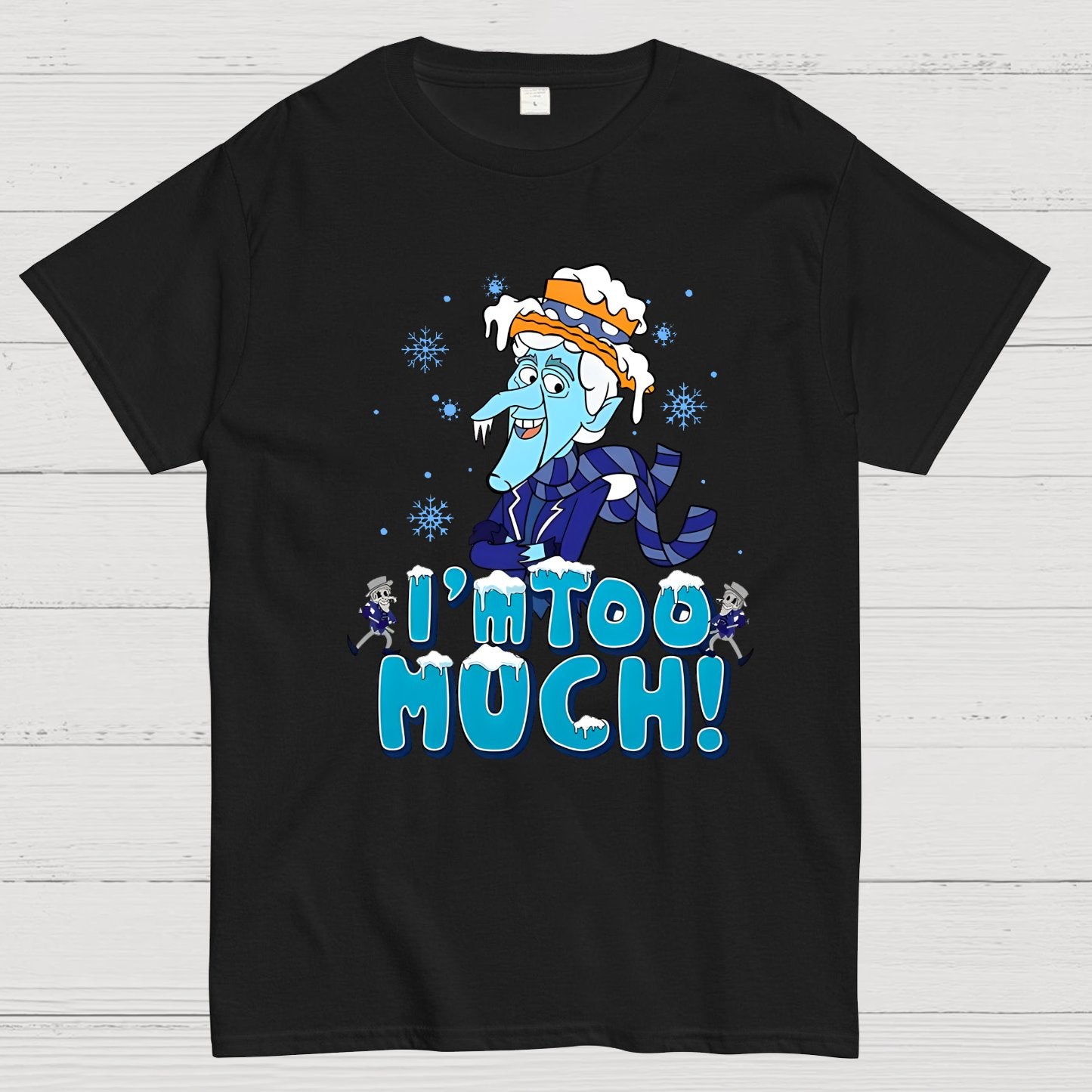 Winter Brothers' Christmas Matching I'm Too Much Geek T-Shirt