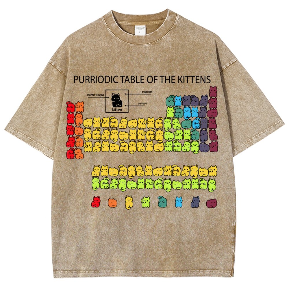 Kitten's Delicious Table Vintage Distressed T-shirt