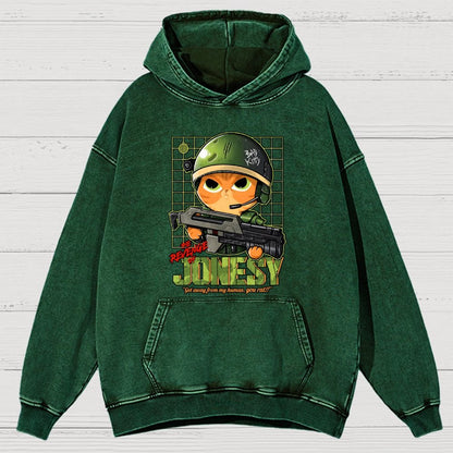 The Revenge Of Jonesy Vintage Distressed Hoodie