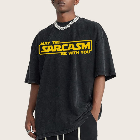 May The Sarcasm Be With You Vintage Distressed T-shirt