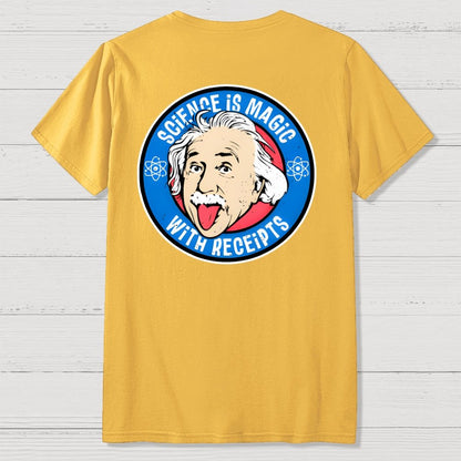 Science Is Magic Front And Back Printing Geek T-Shirt