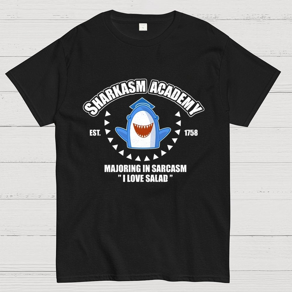 Sharkasm Academy Unisex Geek T-Shirt