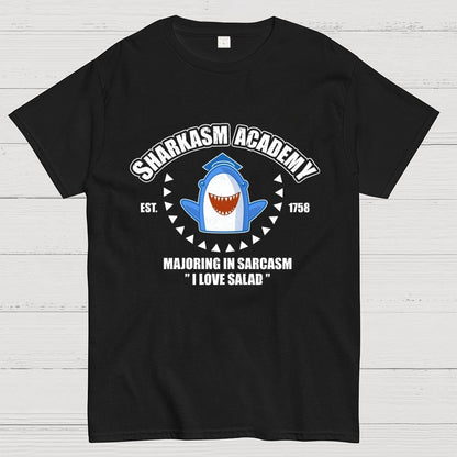 Sharkasm Academy Unisex Geek T-Shirt