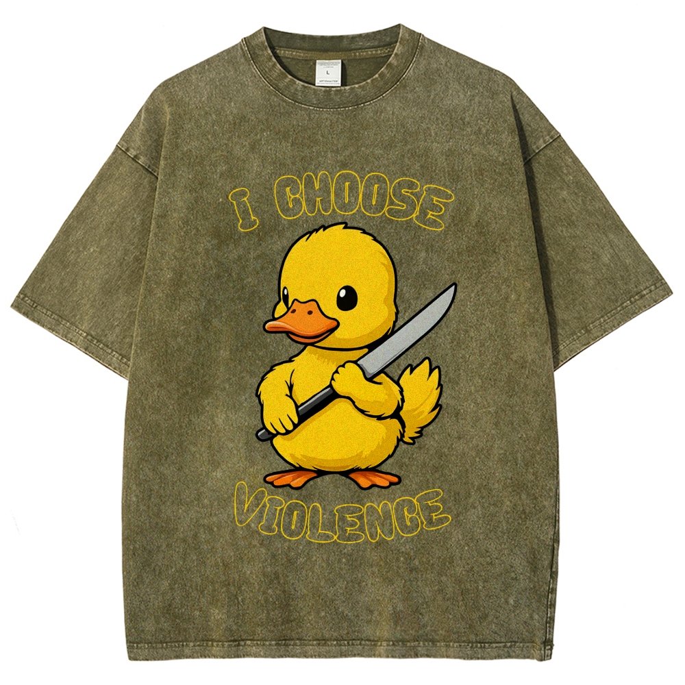 I Choose Violence Vintage Distressed T-shirt