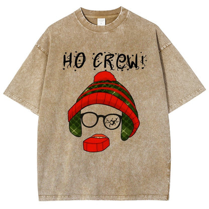 Ho Crew Oh Fudge Holiday Vintage Distressed T-shirt