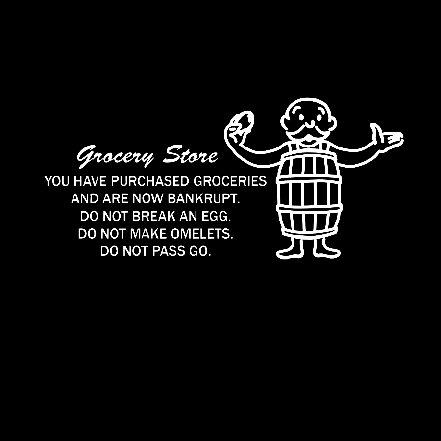 Chance on Eggs Pass Go Geek T-Shirt