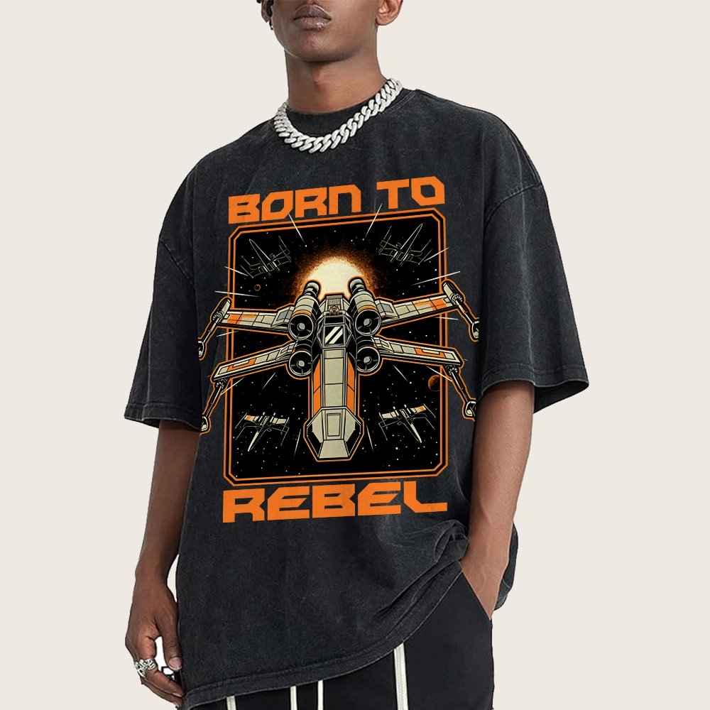 Space War Outlaw Vintage Distressed T-shirt