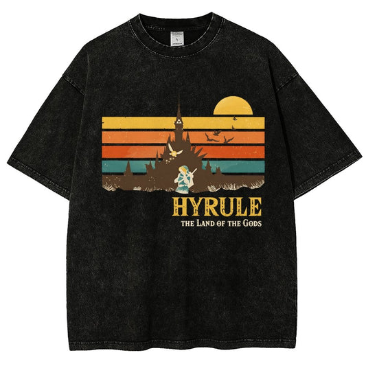 The Land Of Gods Vintage Distressed T-shirt