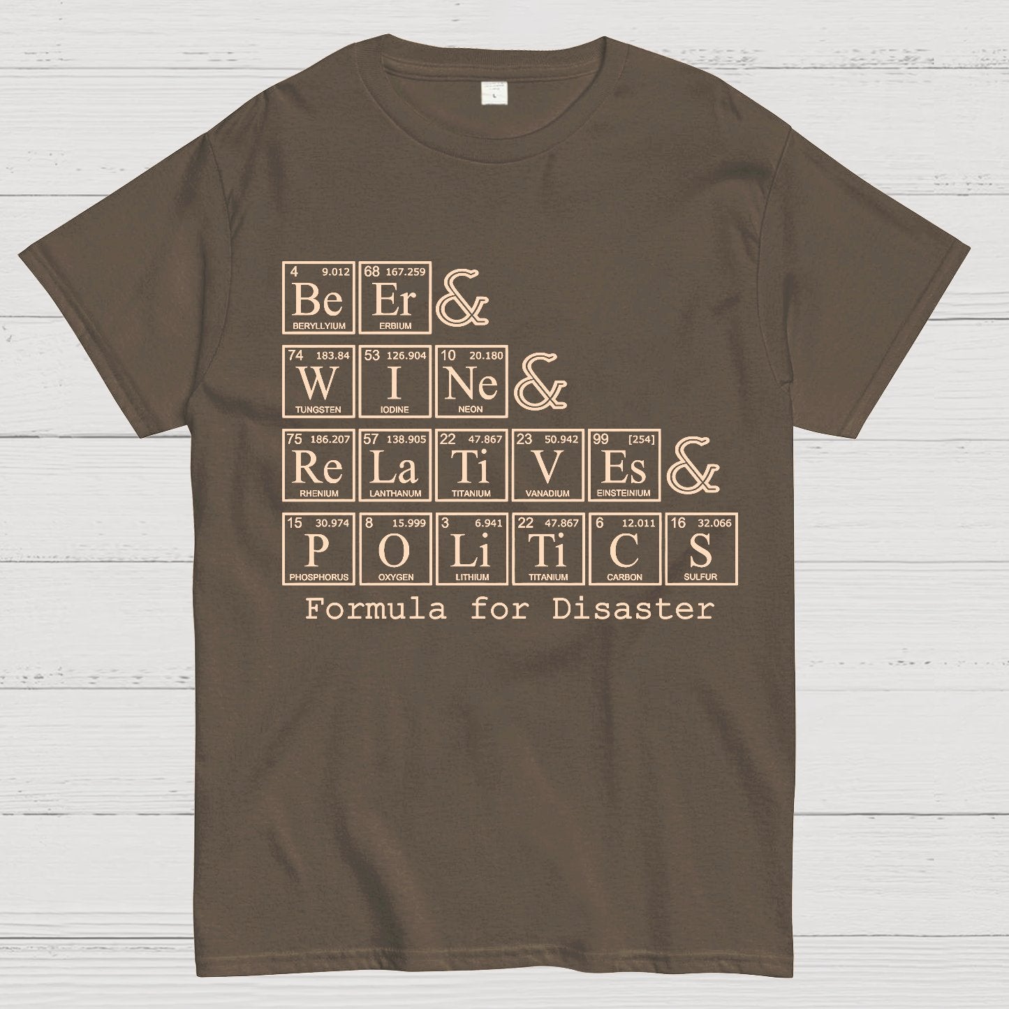 Formula For Disaster Geek T-Shirt