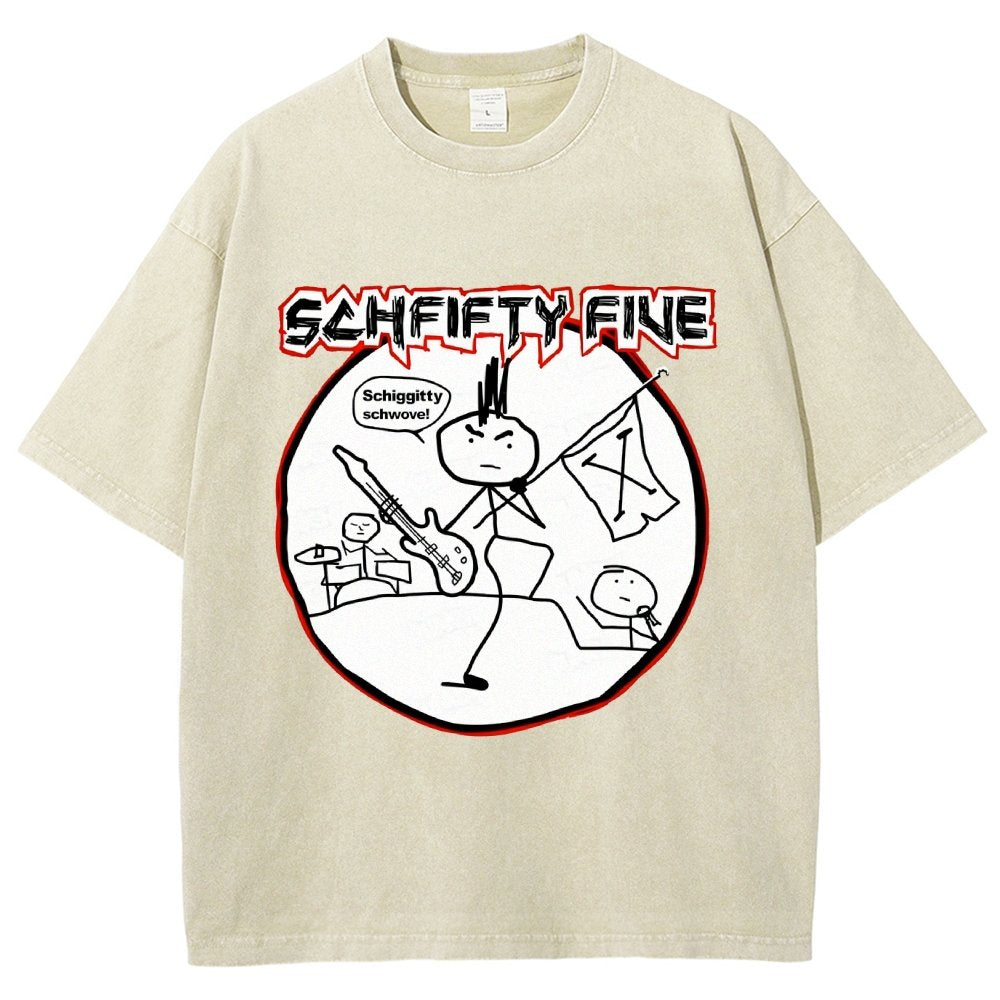 Schfifty Five Vintage Distressed T-shirt