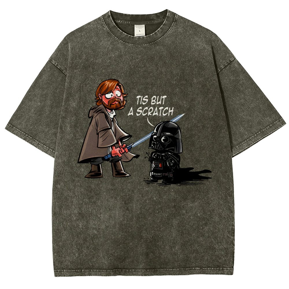 Scratch Clash Tis But A Scratch Vintage Distressed T-shirt