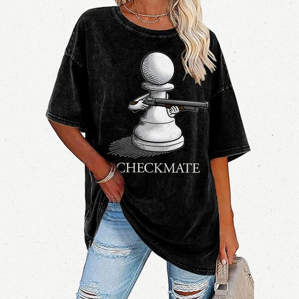 Checkmate Vintage Distressed T-shirt