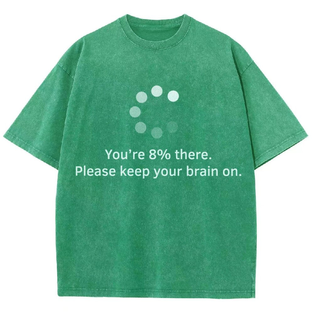 Brain Update Vintage Distressed T-shirt