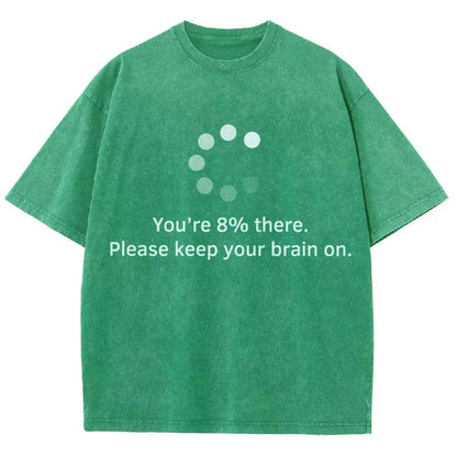 Brain Update Vintage Distressed T-shirt