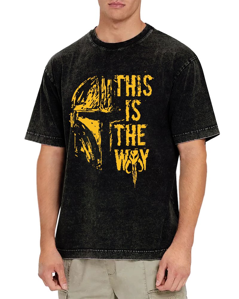 This Is The Path Vintage Distressed T-shirt