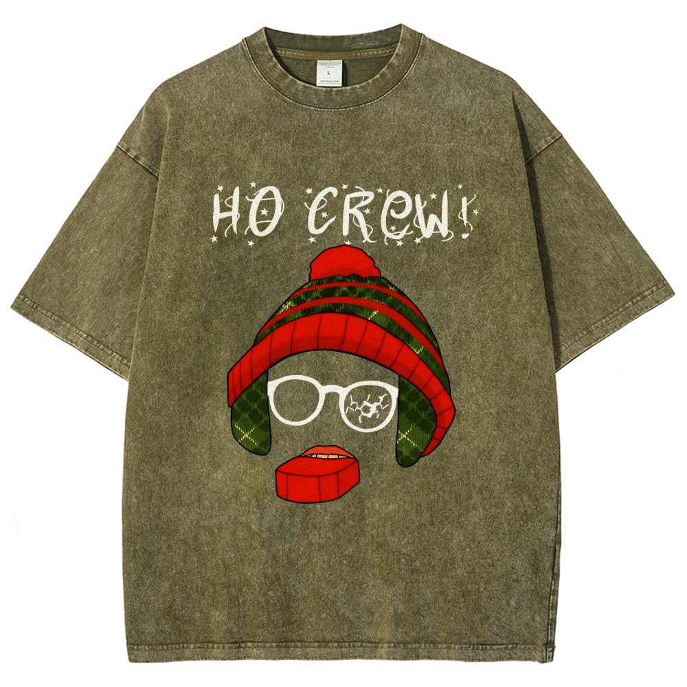 Ho Crew Oh Fudge Holiday Vintage Distressed T-shirt