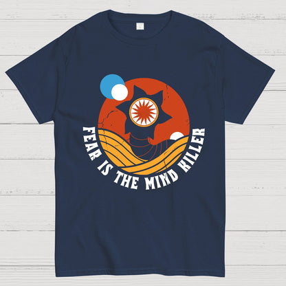 Fear Is The Mind Killer - Vintage Distressed Retro Scifi Geek T-Shirt