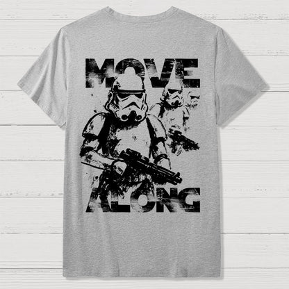 Move Along Front And Back Printing Geek T-Shirt