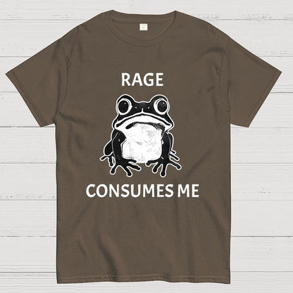 Rage Consumes Me Frog Geek T-Shirt