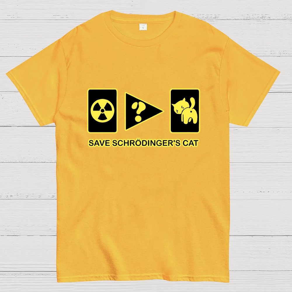 Save Schrodinger's Cat Geek T-Shirt