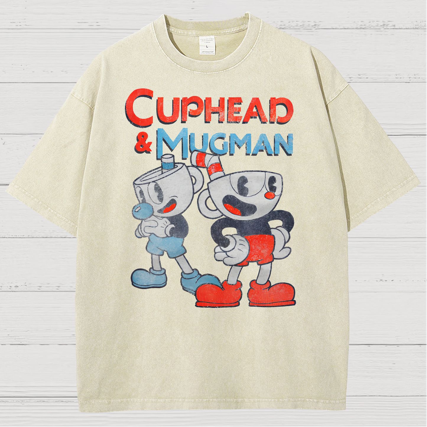 Cup Pair Vintage Distressed T-shirt